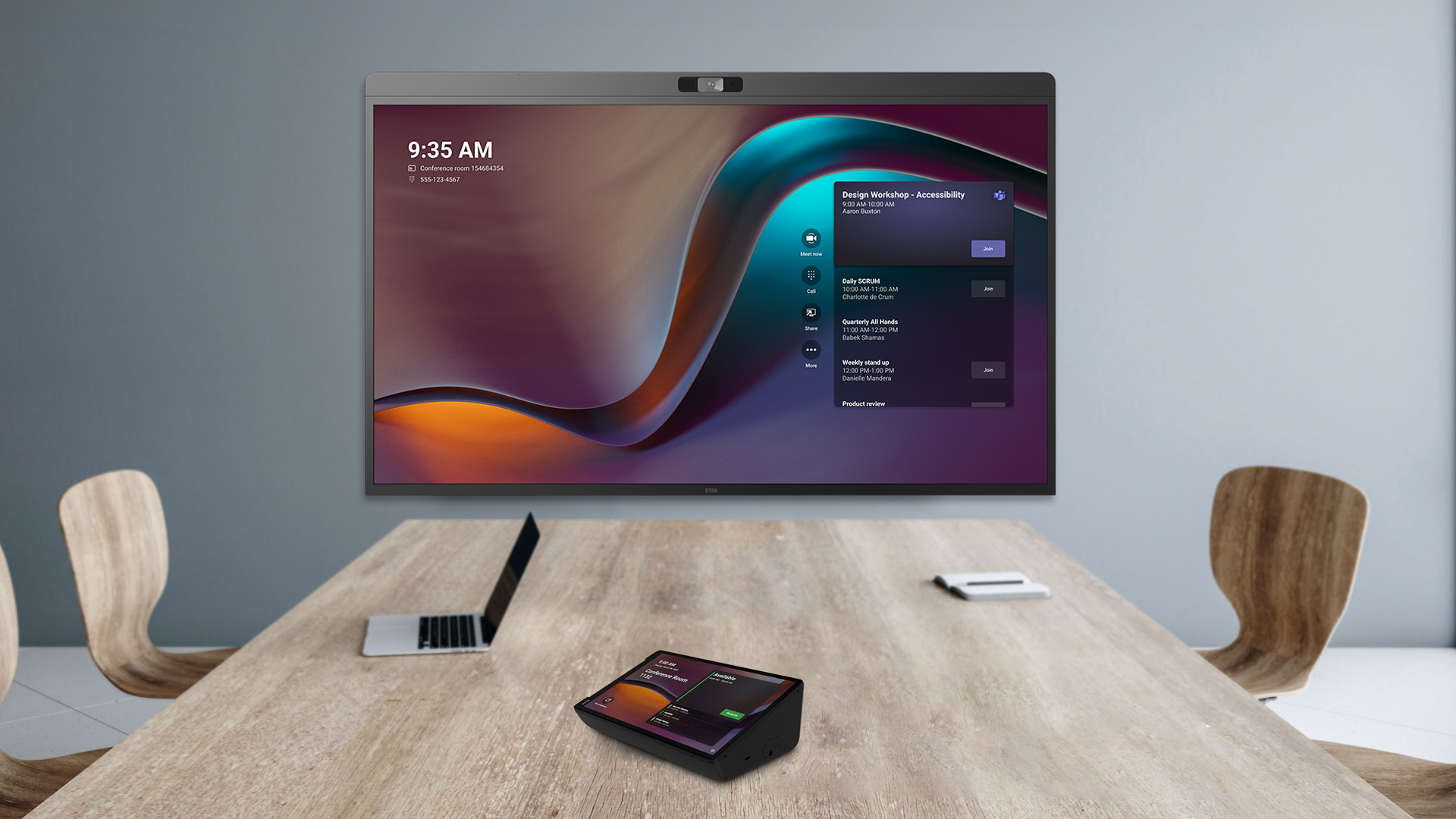 DTENのAI搭載一体型ビデオ会議デバイス「D7X 75”」がMicrosoft Teamsの正式認定を取得。<br/>　2023年11月10日より国内販売決定。