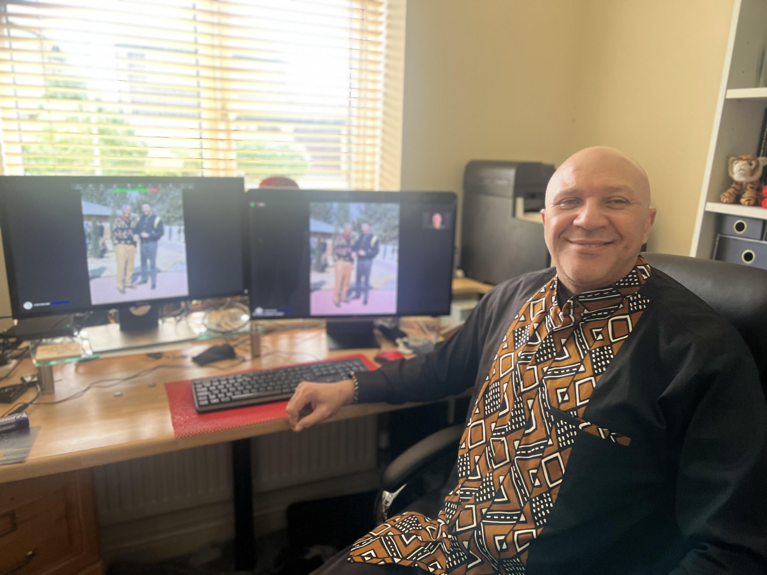 Nelson Mandela’s Former Bodyguard, Chris Lubbe, Uses DTEN to Level Up his Inspirational Talks From Home